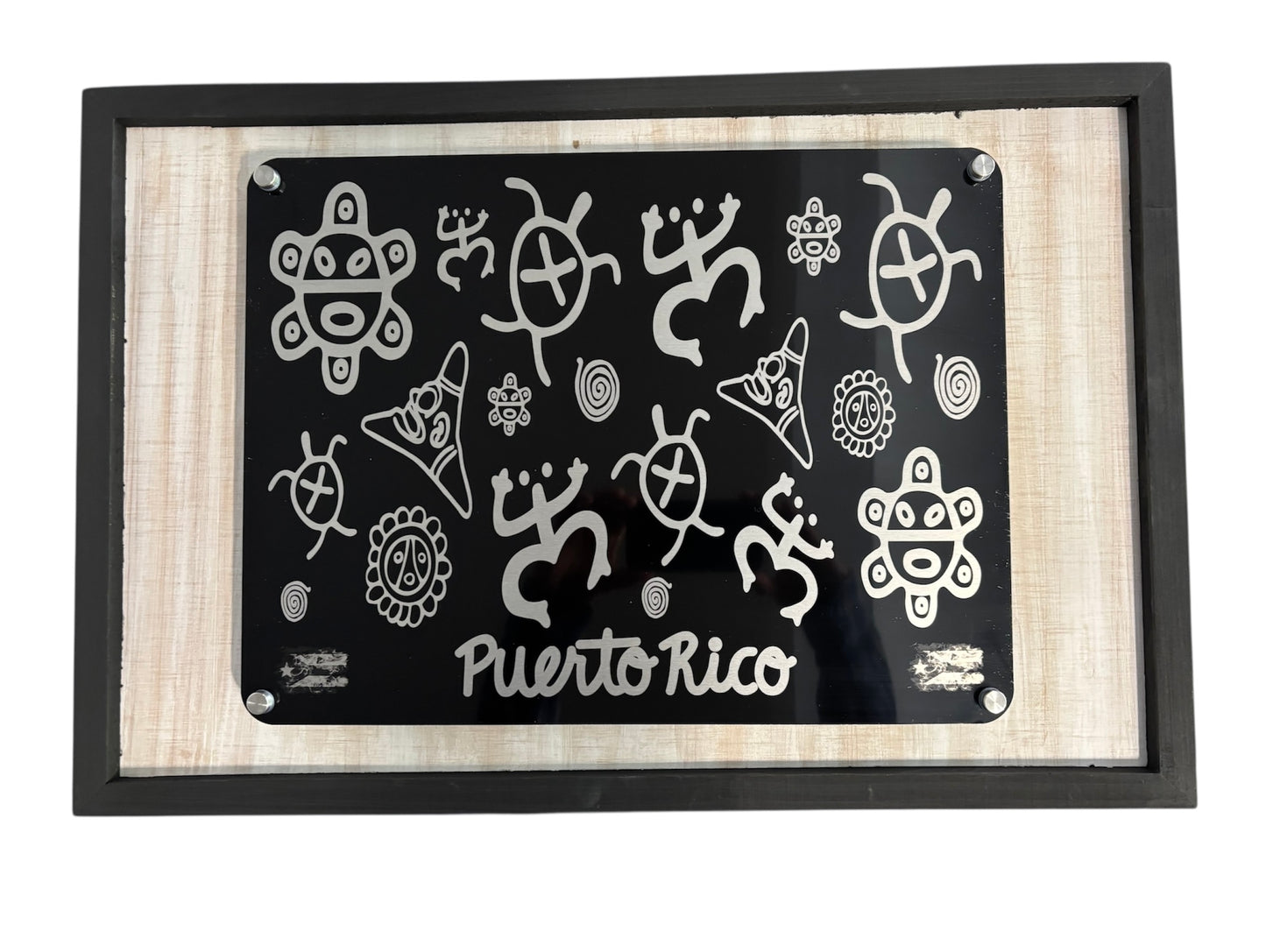 Engraved Aluminum Sign with Sleek Frame — Wall Art & Durable Decor