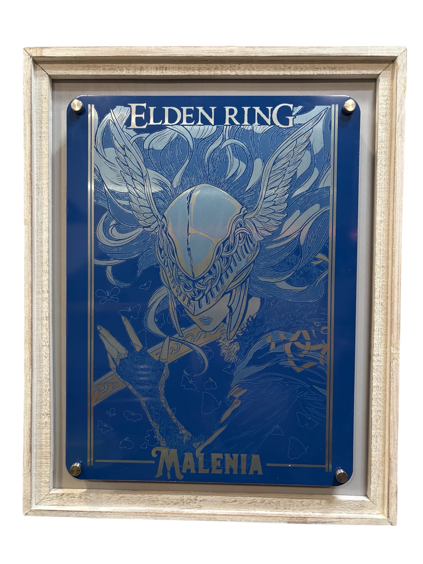 Engraved Aluminum Sign with Sleek Frame — Wall Art & Durable Decor