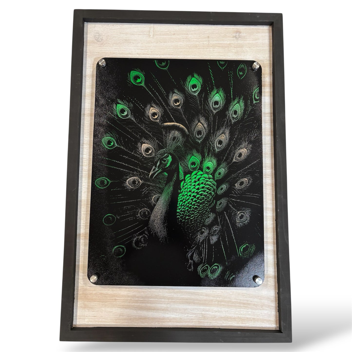 Engraved Aluminum Sign with Sleek Frame — Wall Art & Durable Decor