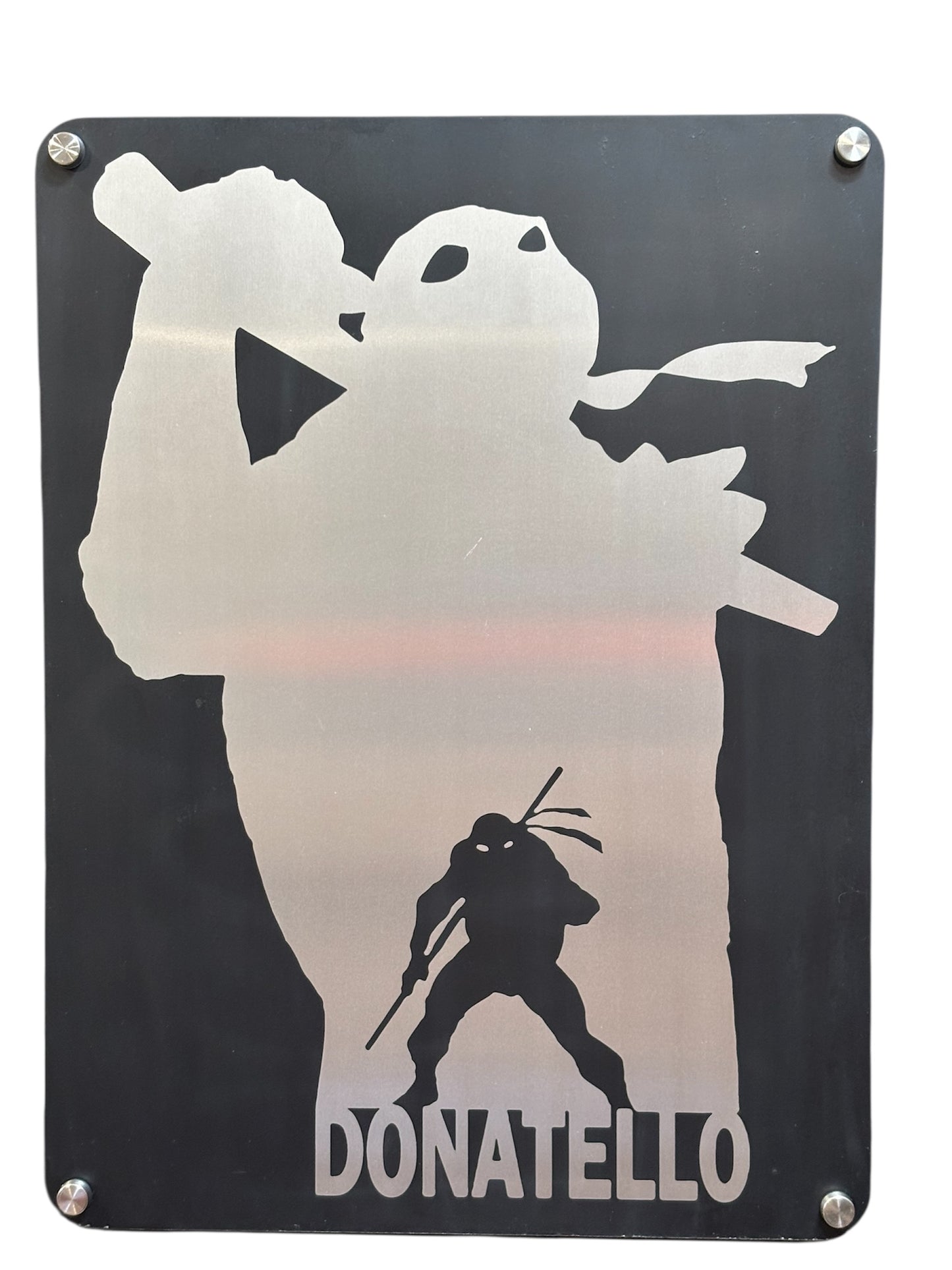 Engraved Aluminum Sign with Standoff — Wall Art & Durable Decor