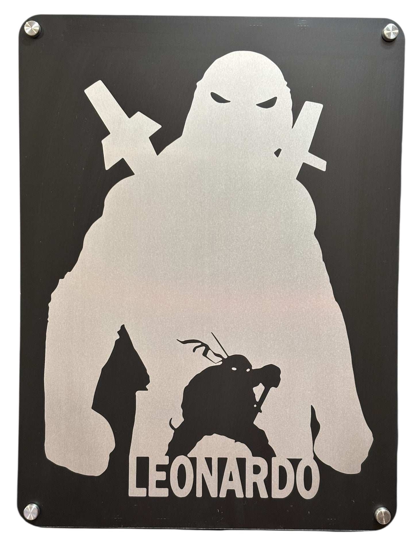 Engraved Aluminum Sign with Standoff — Wall Art & Durable Decor