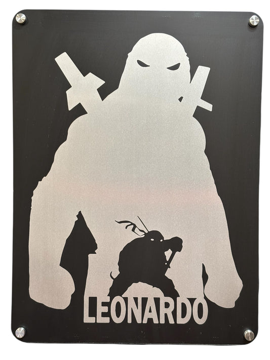 Engraved Aluminum Sign with Standoff — Wall Art & Durable Decor