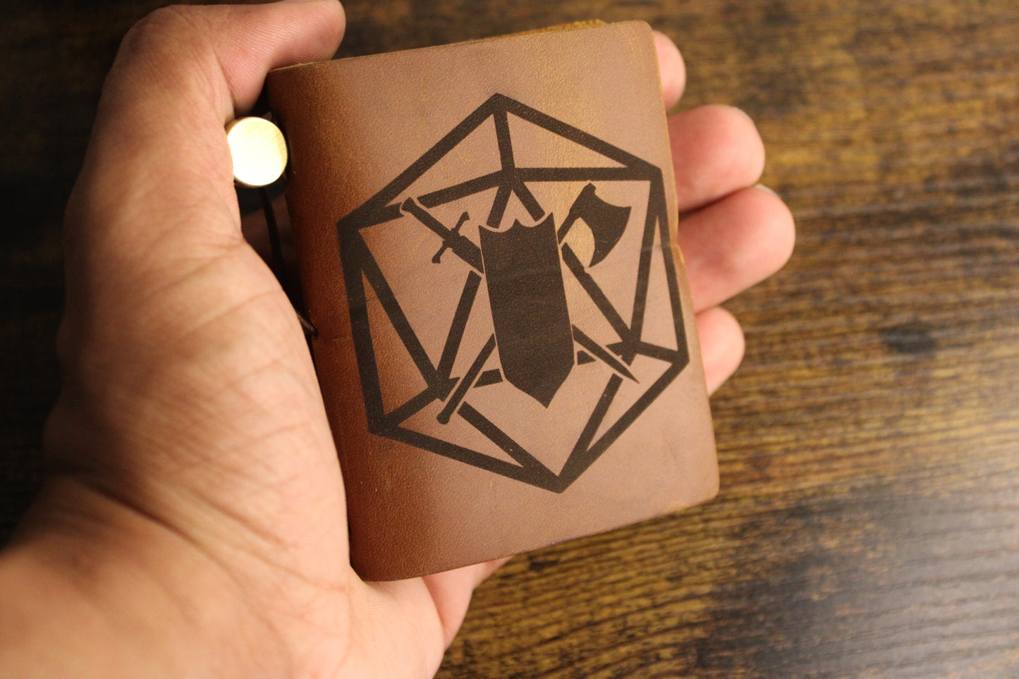 D&D Inspire Pocket Genuine Leather Notebook