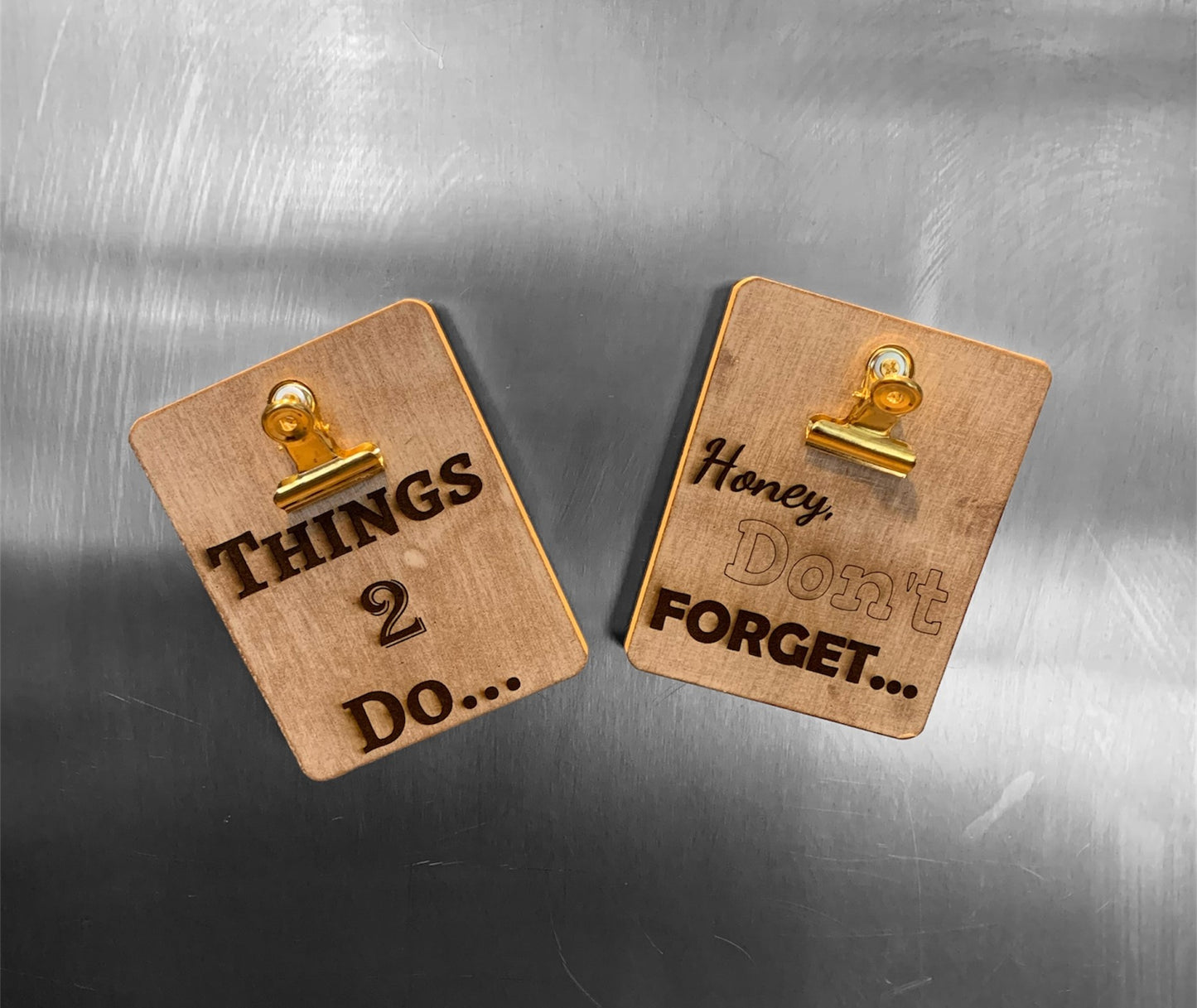 Laser Engraved Mini Clipboard Frame – Fridge Décor